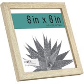 Wholesale - 8X8" NATURAL WOODGRAIN FRAME C/P 1 Ollies SKU 673707